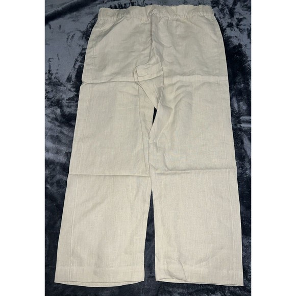 LARGE American Giant Easy Linen Pants Straight Cotton
